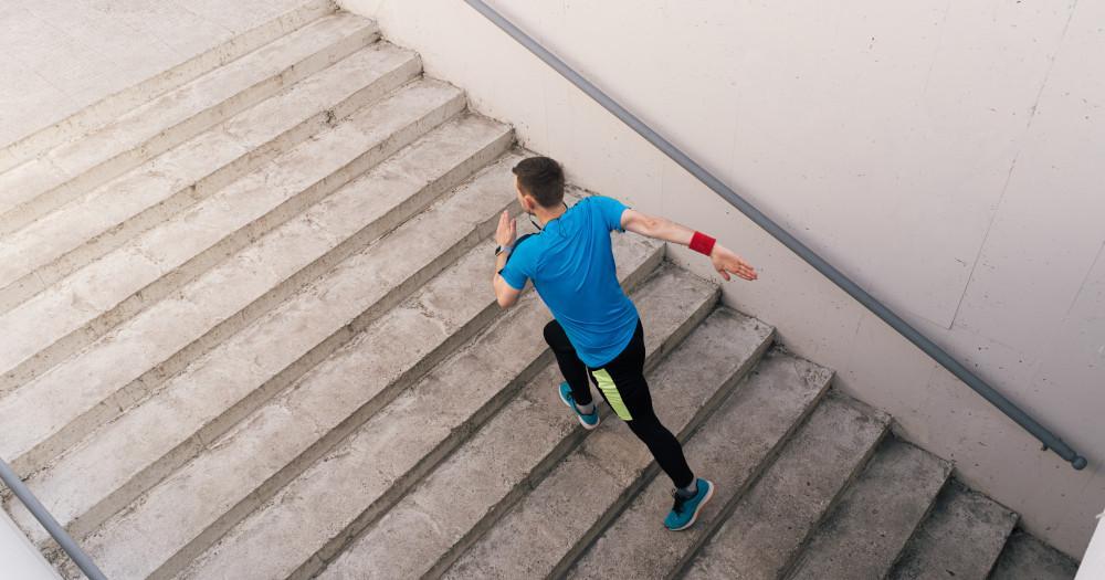 Climbing stairs for weight loss
