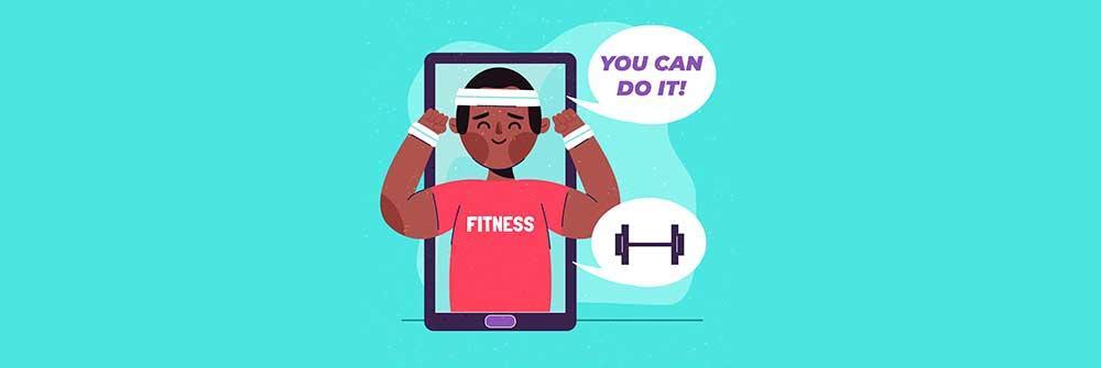 consulting a fitness coach online
