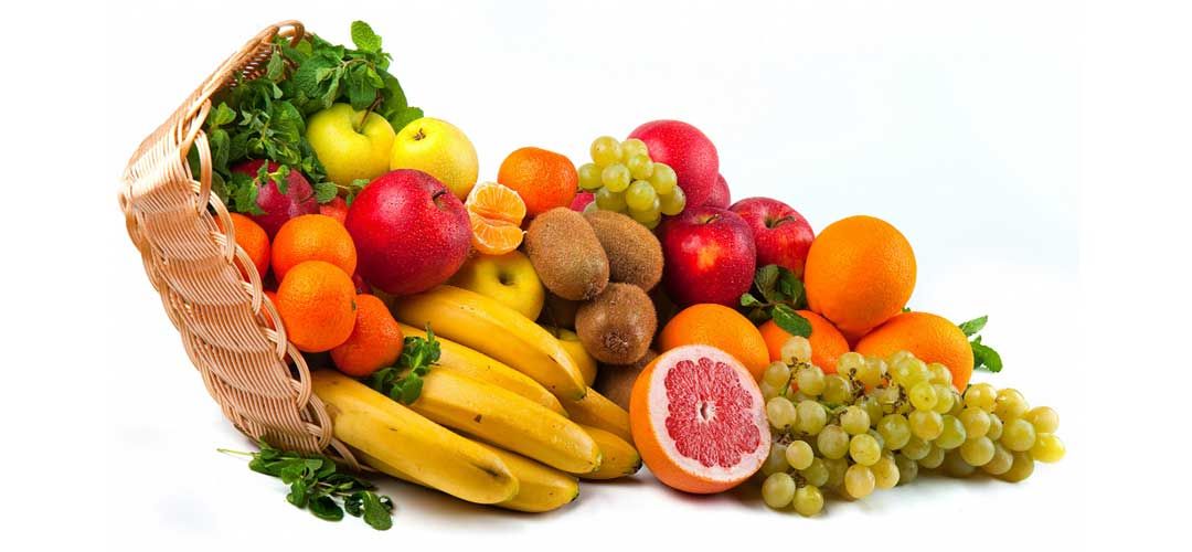 Seasonal fruits (like Lemons, Papaya, Orange, Watermelon, Mango, Pomegranate, and Banana)