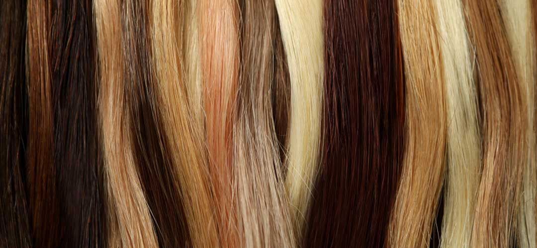 Beautiful natural sheds of hair color