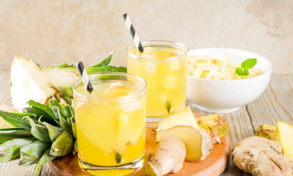 Lemon Pineapple Ginger Detox Water Mevolife - 4