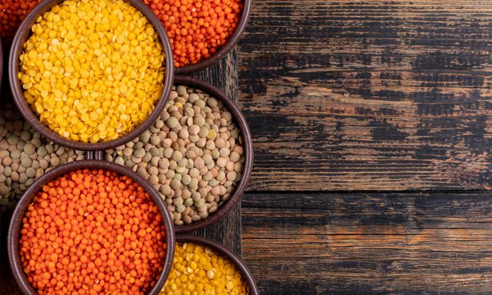 lentils have high nutrition value of calories, proteins and fiber