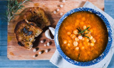 Chickpeas & Vegetable Soup - 1